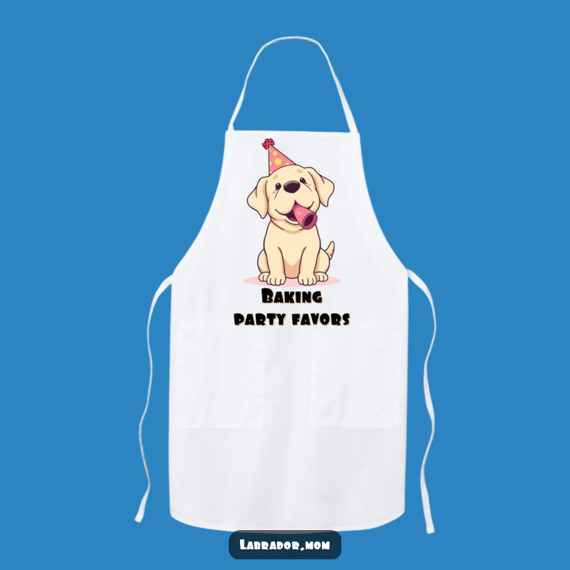 Funny Kawaii Labrador Apron: Kitchen Party Style, Hilarious Chef Accessory