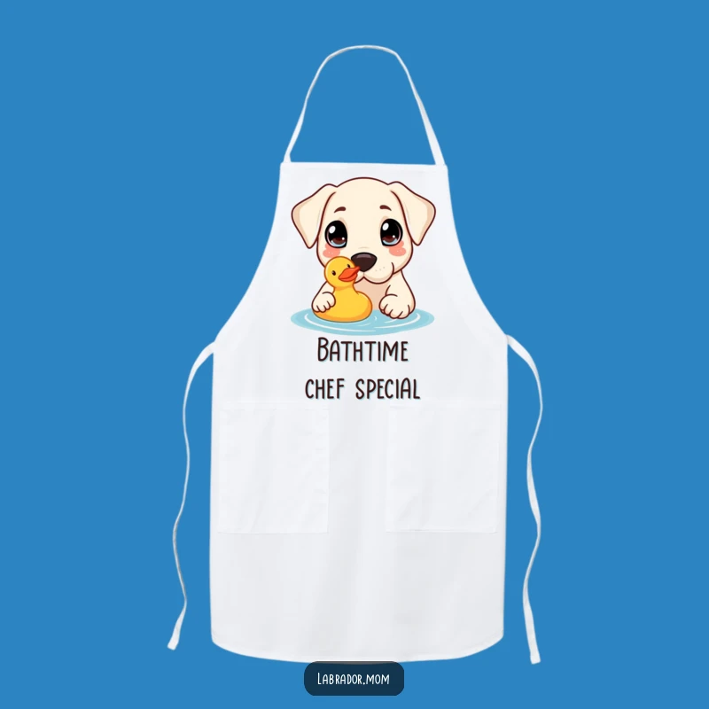 Funny Kawaii Lab Apron: Kitchen Fun, Perfect Funny Gift for Dog Owners!