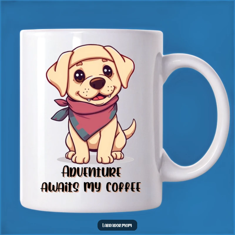 Funny Adventure Labrador Bandanna Mug: The Perfect Funny Gift for Dog Lovers
