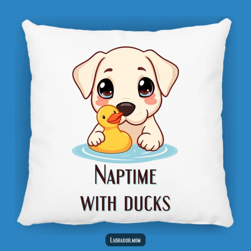 Funny Kawaii Lab Pillow: Cozy Dog Decor, Super Cute Funny Gift!