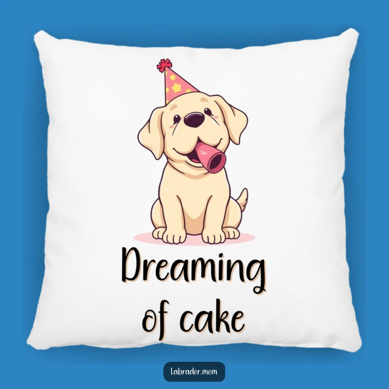 Funny Kawaii Labrador Pillow: Cozy Party Companion, Adorable Dog Decor