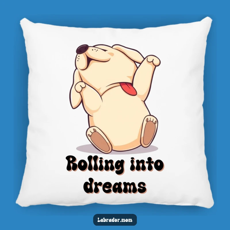 Funny Labrador Joy Pillow: Cozy Happy Dog Cushion, Great Gift