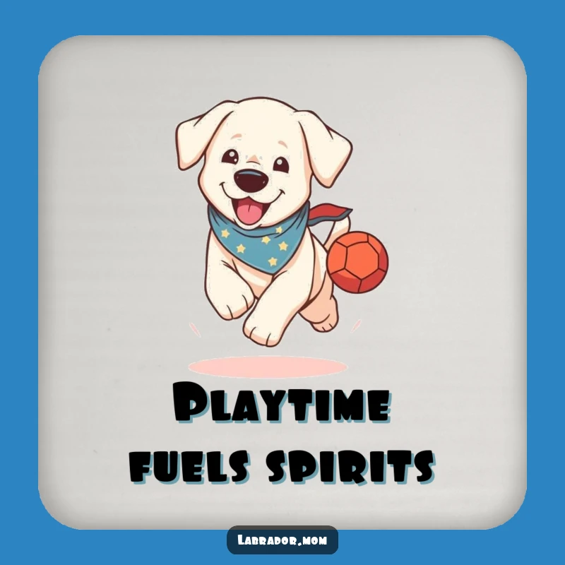 Funny Kawaii Lab Drink Coaster: Protect Surfaces, Cute Funny Gift!