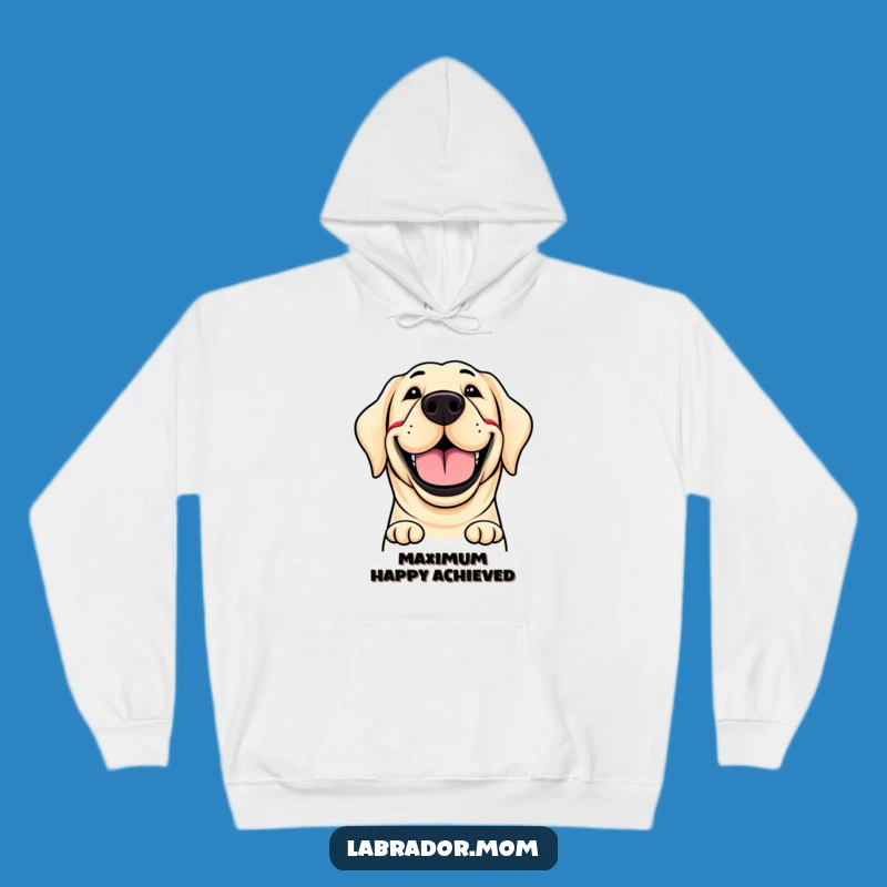 Cozy Funny Labrador Grin Hoodie - Warm & Hilarious Gift for Lab Lovers