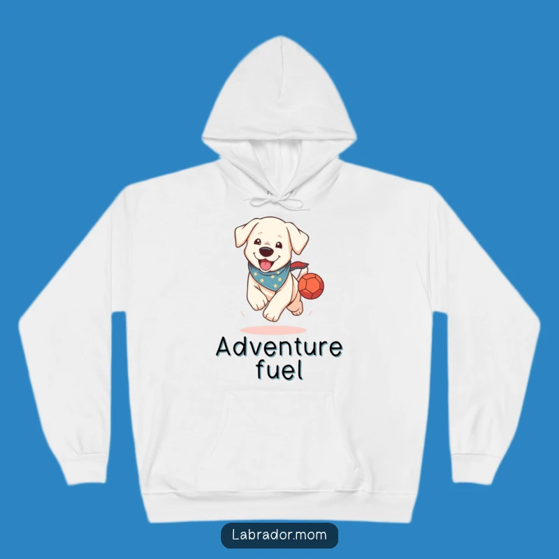 Funny Kawaii Lab Hoodie: Cozy Dog Lover Apparel, Great Funny Gift!