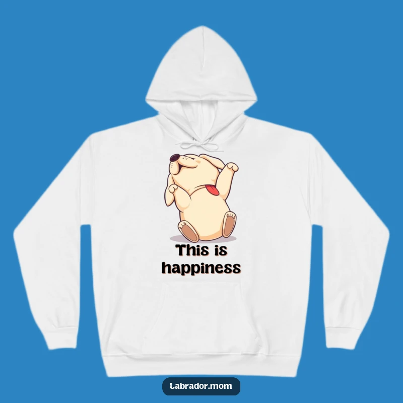 Funny Labrador Joy Hoodie: Cozy Happy Dog Sweatshirt, Great Present