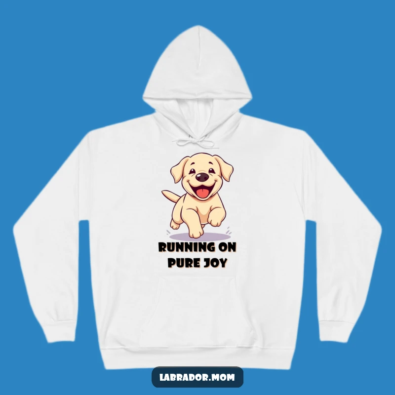 Funny Kawaii Lab Zoomie Hoodie: Cozy Dog Gift for Boundless Energy