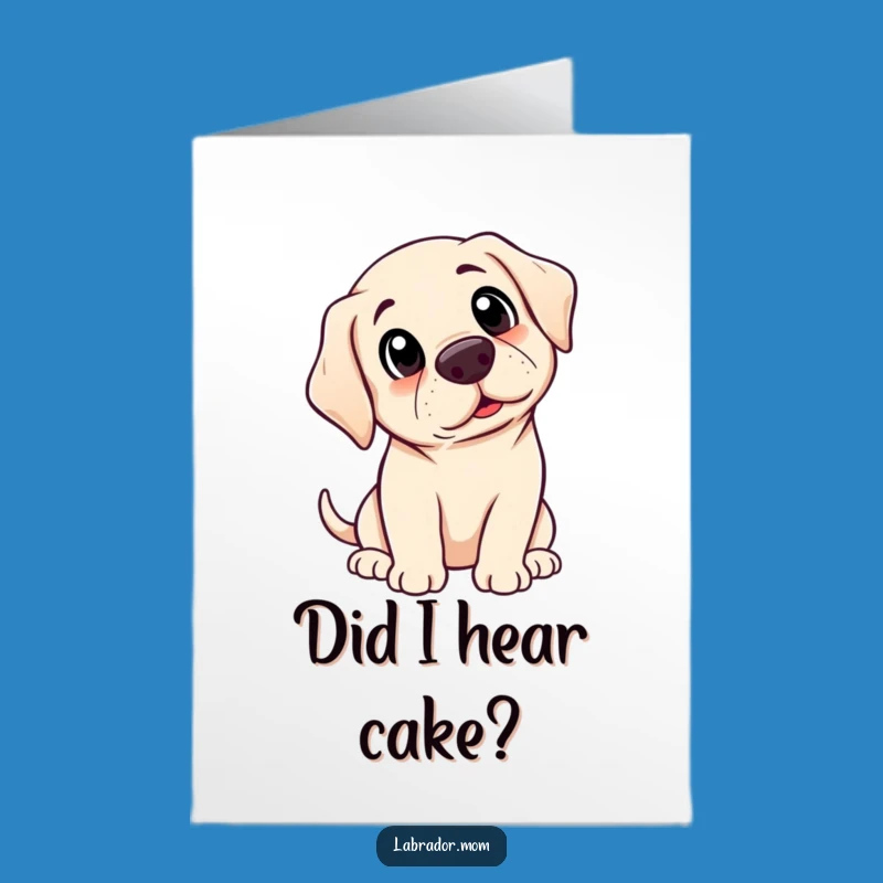 Surprised Labrador Birthday Card Free Printable - Funny Dog Downloadable Gift