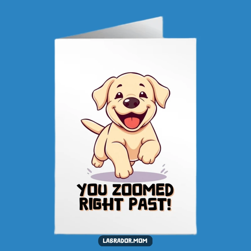 Free Printable Congrats Card: Kawaii Lab Zoomie Funny Downloadable Gift