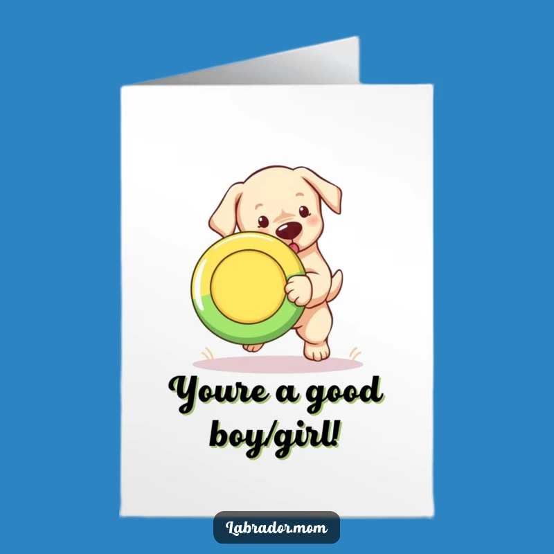 Free Printable Lab Congratulations Card: Funny Fetching Downloadable Gift