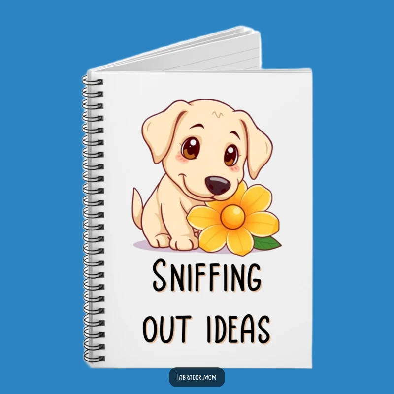 Funny Curious Lab Notebook: Journal for Gentle Explorers and Dog Lovers