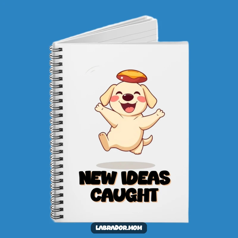Funny Frisbee Catching Lab Notebook: Journal for Dog Lovers and Outdoor Adventures