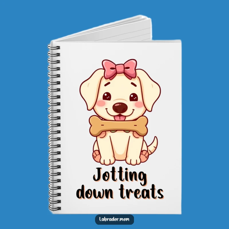 Funny Kawaii Labrador Notebook - Generous Bone Offering Journal, Great Gift