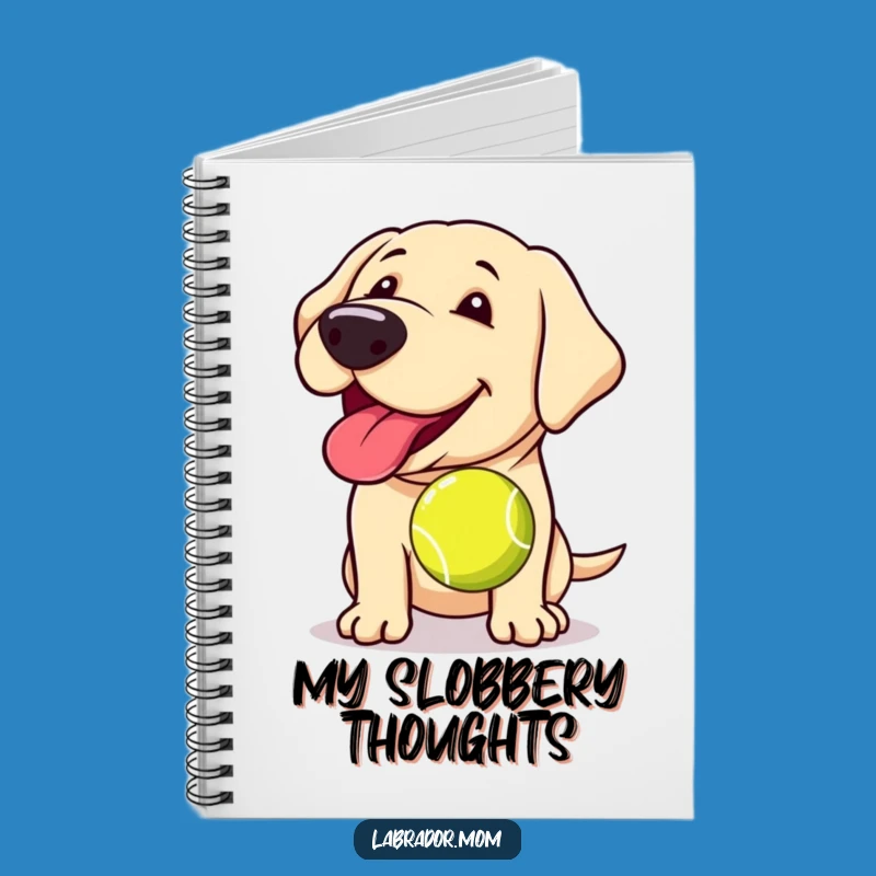Funny Kawaii Labrador Notebook: Panting Notes, Jot Down Fun Gift