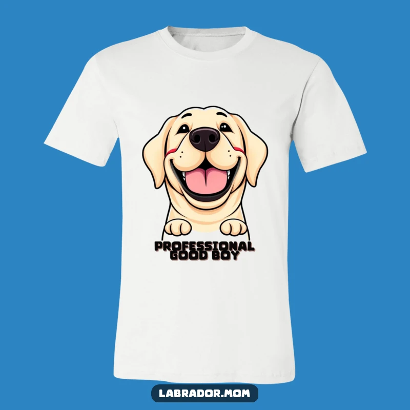 Funny Labrador Grin T-Shirt - Hilarious & Comfortable Tee for Ultimate Dog Fans