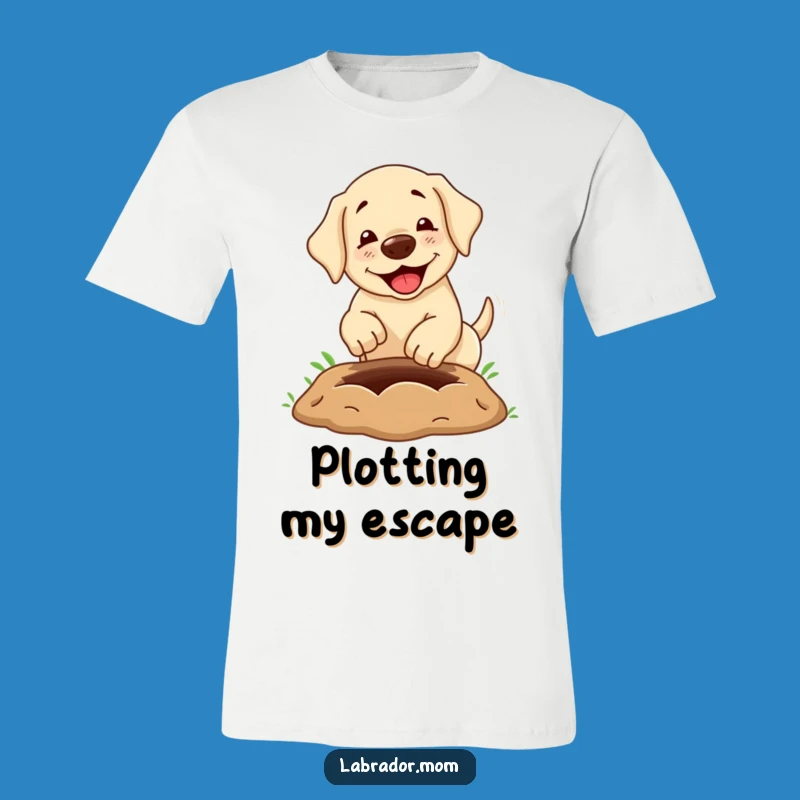 Funny Labrador T-Shirt: Wearable Humor for Dog Lovers, Playful Pup Design