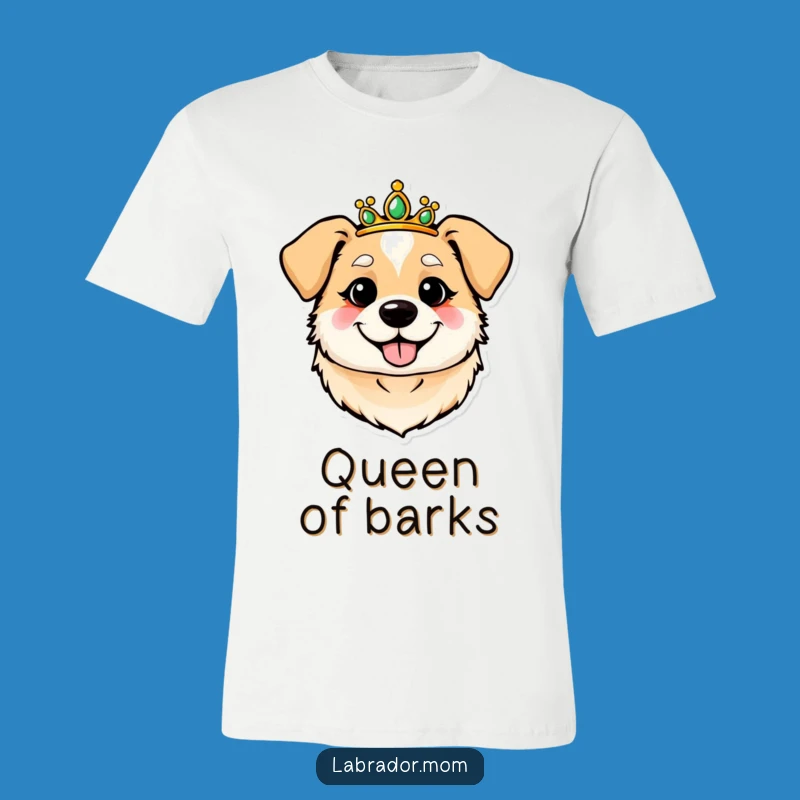 Funny Royal Dog Tiara T-Shirt: Wear Your Pet's Regal Attitude Proudly